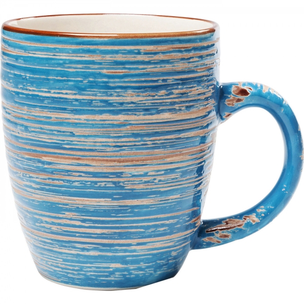 KARE Design Hrnek Swirl Blue