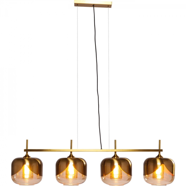 KARE Design Závěsné svítidlo Goblet Quattro - zlaté, Ø25 cm