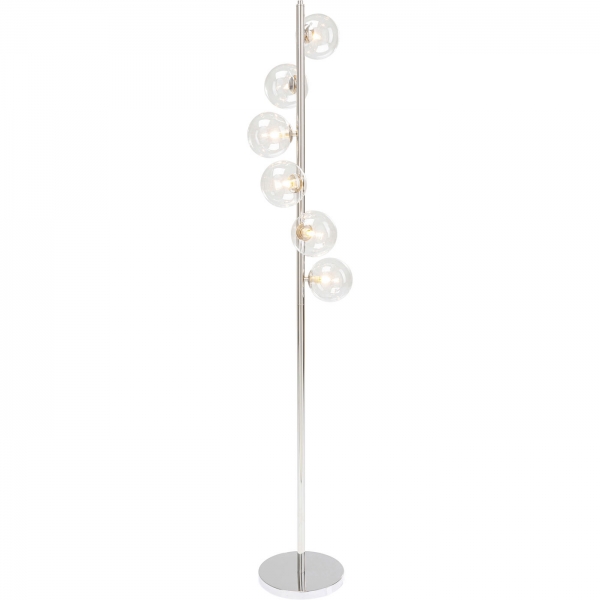 KARE Design Stojací lampa Scal Balls - chrom, 160cm