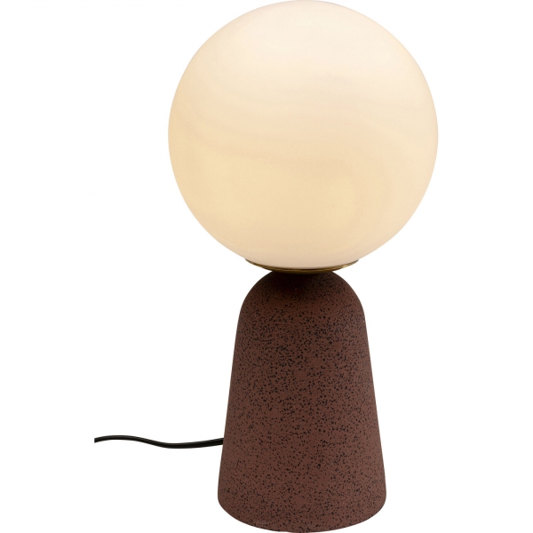 KARE Design Stolní lampa Bollie červená 33cm