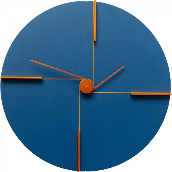 KARE Design Nástěnné hodiny Felice - modré, Ø30cm