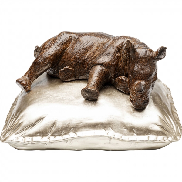 KARE Design Soška Spící nosorožec 37 cm