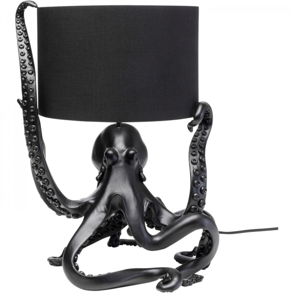 KARE Design Stolní lampa Chobotnice černá 47cm