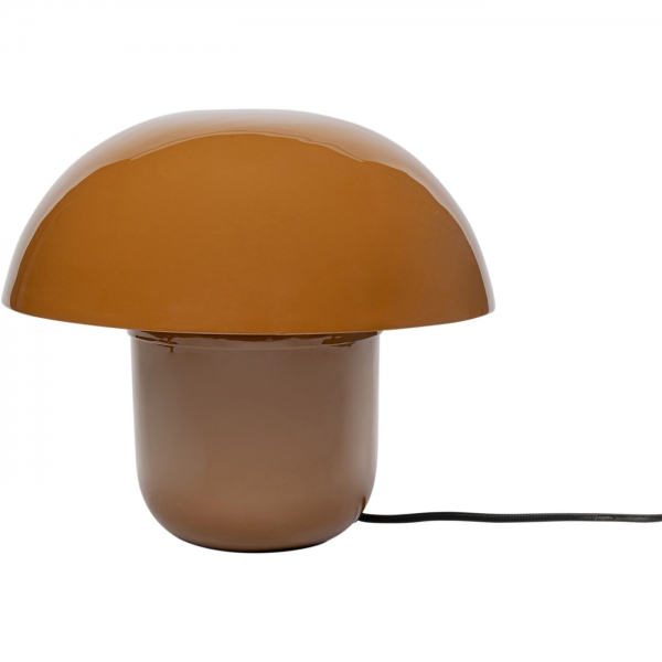 KARE Design Stolní lampa Mushroom hnědá 27cm