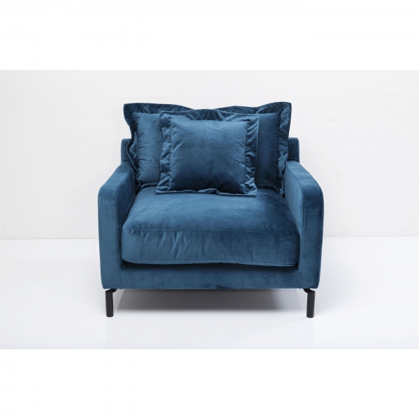 KARE Design Křeslo Lullaby Bluegreen