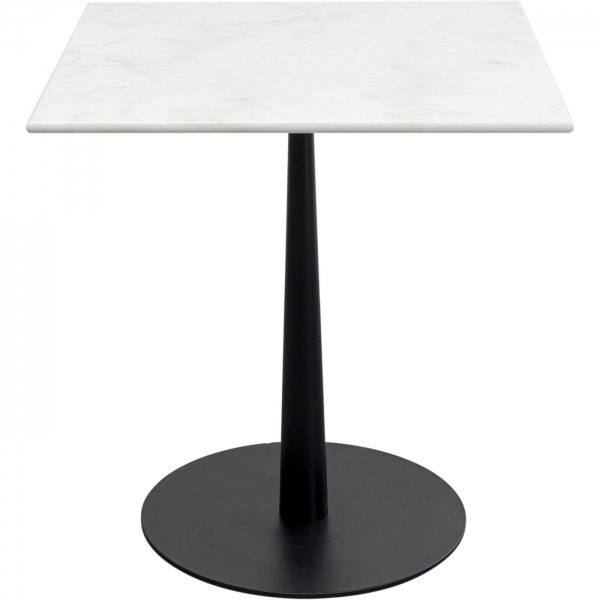 KARE Design Barový stůl Capri - bílý, 70x70cm